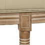 BigBuy Home Banquette Beige Bois d'hévéa