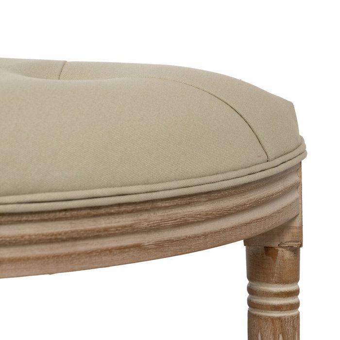 BigBuy Home Banquette Beige Bois d'hévéa