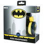 OTL TECHNOLOGIES - Casque audio pour enfants licence Batman DC Comics - 85 dB limité - 40 mm - Jack 3,5 mm - Pour 3 à 7 ans