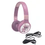 Lexibook Angel - Casque audio enfants 2-en-1 Bluetooth 5.0 et filaire avec limitation du volume à 85 dB, pliable et léger, avec micro