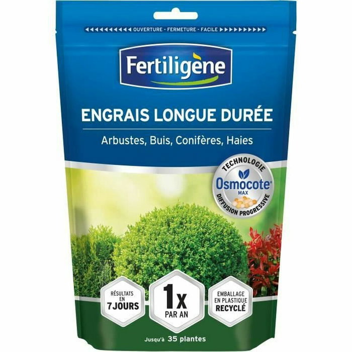 Fertiligène Engrais Longue durée Osmocote max pour Arbustes, Buis, Conifères et Haies 700g Fertiligène Engrais Longue durée Osmocote max pour Arbustes, Buis, Conifères et Haies 700g
