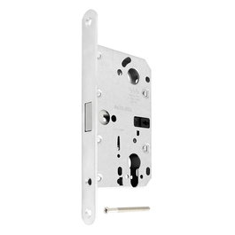 CERRAD/PICAP. MAGNETICOS Wave, Cerradura Magnética de Entrada para Puerta Batiente de 50mm, Finition Chromé Brossé