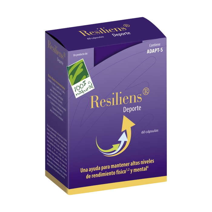 100% Natural Resiliens Deporte 60 capsules