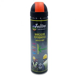 FELTON Marqueur de peinture en spray orange 500ml