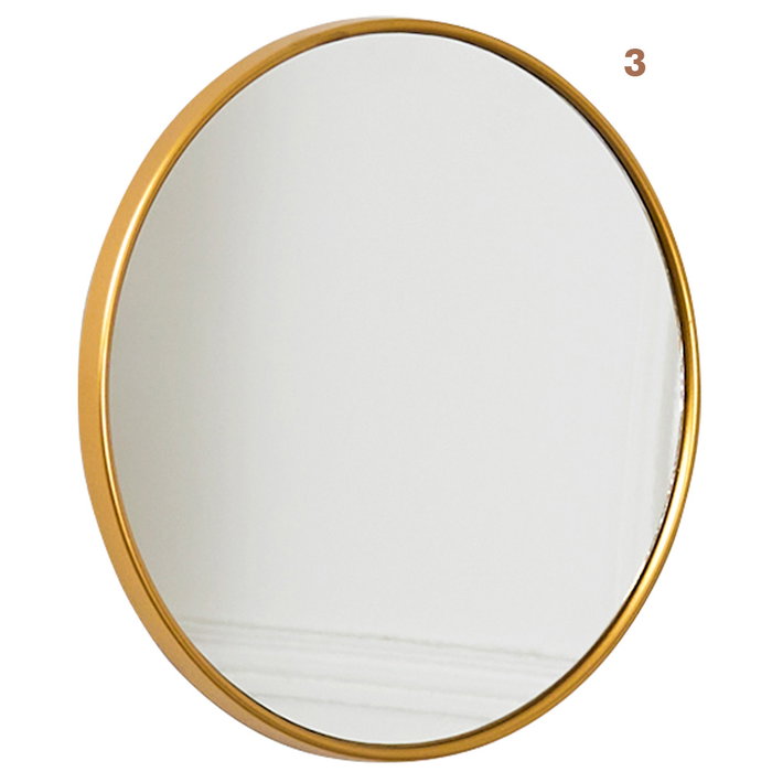 Home Deco Factory Ensemble de 3 Miroirs Toronto Dorés Home Deco Factory Ensemble de 3 Miroirs Toronto Dorés