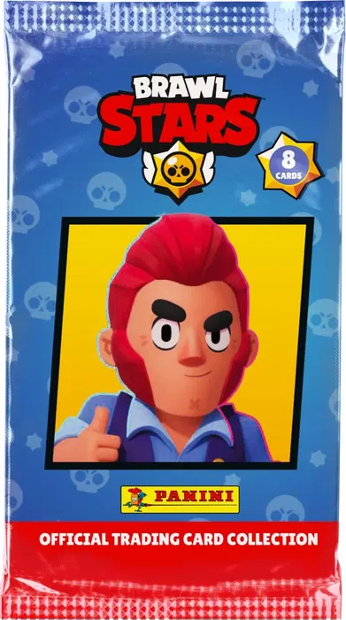 Panini Brawl Stars Cartes à Collectionner - Boîte Métal avec 8 Pochettes et 64 Cartes dont Brillantes, Lenticulaires et Édition Limitée