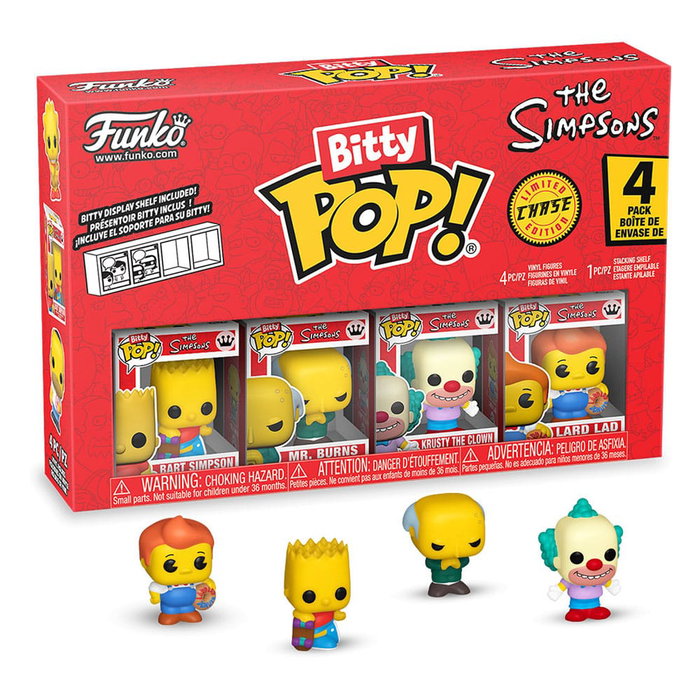 Funko Bitty Pop! Les Simpson - Pack de 4 figurines avec personnage mystère Funko Bitty Pop! Les Simpson - Pack de 4 figurines avec personnage mystère
