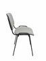 Silla Iso tapizada con Tela color Gris. Sin brazos