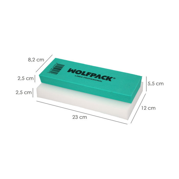 WOLFPACK LINEA PROFESIONAL Talocha Remolinar Rectangulaire 23x12 cm