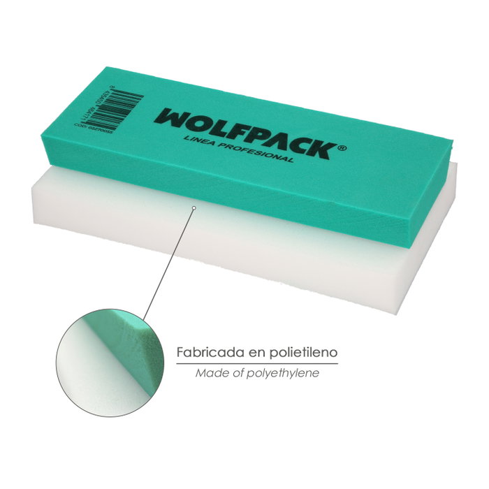 WOLFPACK LINEA PROFESIONAL Talocha Remolinar Rectangulaire 23x12 cm