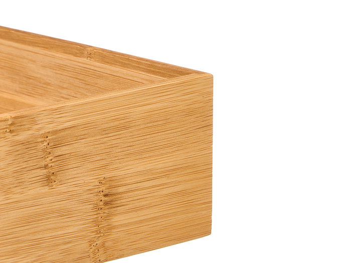 Kinvara Organiseur Bambou Rectangulaire 15 x 15,5 cm (Set de 12)