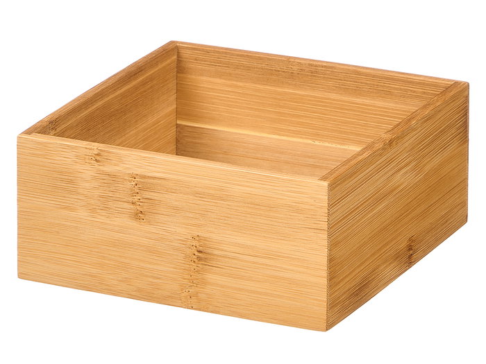 Kinvara Organiseur Bambou Rectangulaire 15 x 15,5 cm (Set de 12)