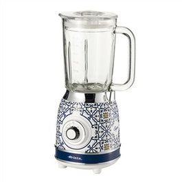 Ariete 583 CAPRI Batidora de Vaso - Blender avec verre en verre résistant, 4 lames en acier inoxidable et 4 vitesses - Style vintage