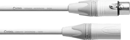 CORDIAL Câble Microphone XLR 10 m Blanc