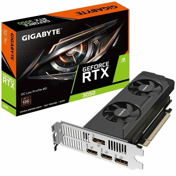 Carte Graphique Gigabyte 9VN3050O6L-00-10 6 GB Nvidia GeForce RTX 3050 GDDR6 Carte Graphique Gigabyte 9VN3050O6L-00-10 6 GB Nvidia GeForce RTX 3050 GDDR6