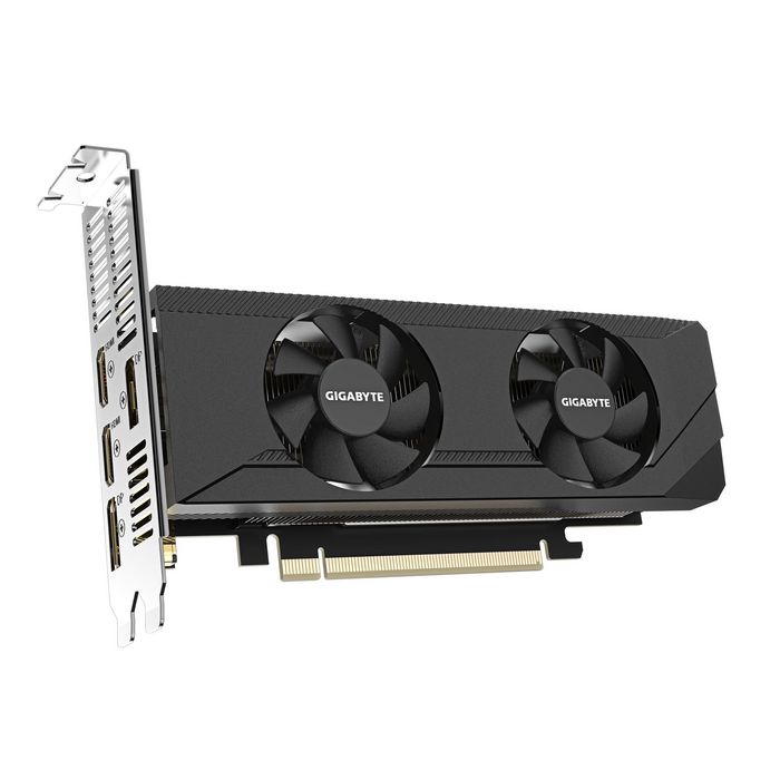 Gigabyte NVIDIA GeForce RTX 3050 6GB GDDR6 - Carte Graphique Gaming PCIe 4.0 avec 2x HDMI 2.1 et 2x DisplayPort 1.4a - Design Bas Profil et Système de Refroidissement Performant