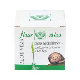 FLEURALOE Crème Régénératrice à l'Extrait d'Escargot et Aloe Vera 50ml