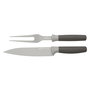 Berghoff Set de 2 pièces pour trancher la viande (3950095) - Couteau et fourchette avec manche ergonomique