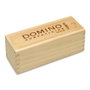 Cayro - Domino Competicion - Jeu de domino en bois - Boîte en bois 18 x 6.9 x 8 cm - Langues : espagnol, anglais, français, italien, portugais, allemand