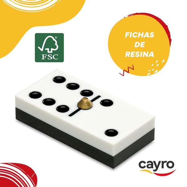 Cayro - Domino Competicion - Jeu de domino en bois - Boîte en bois 18 x 6.9 x 8 cm - Langues : espagnol, anglais, français, italien, portugais, allemand Cayro - Domino Competicion - Jeu de domino en bois - Boîte en bois 18 x 6.9 x 8 cm - Langues : espagnol, anglais, français, italien, portugais, allemand