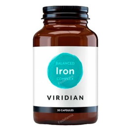 VIRIDIAN Hierro Balanceado Complex 30 capsules végétales