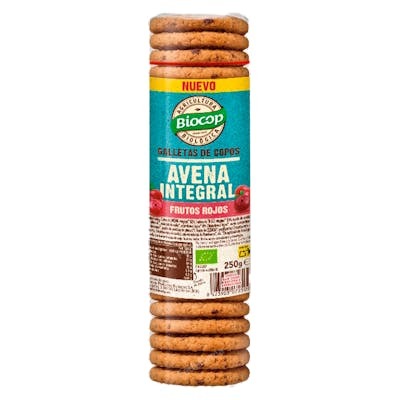 BIOCOP Galettes de flocons d'avoine aux fruits rouges bio 250 g BIOCOP Galettes de flocons d'avoine aux fruits rouges bio 250 g