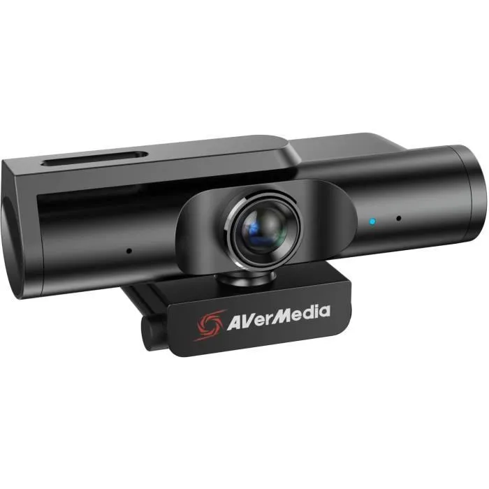 Avermedia Live Streamer CAM 513 - Webcam 4K Ultra HD avec Grand Angle, Focus Fixe et USB 3.0 pour Streaming et Visioconférence