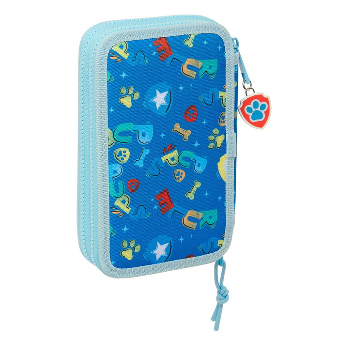 Safta Plumier double Paw Patrol Pups Rule Bleu 28 pièces