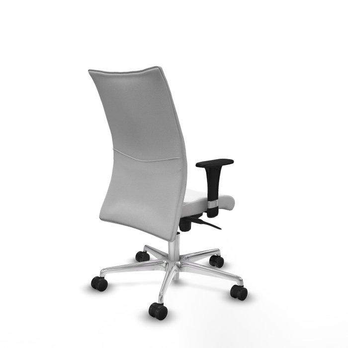Piqueras Y Crespo Silla Albacete confidente, Blanc, Mécanisme Synchrone, Base Aluminium Piqueras Y Crespo Silla Albacete confidente, Blanc, Mécanisme Synchrone, Base Aluminium