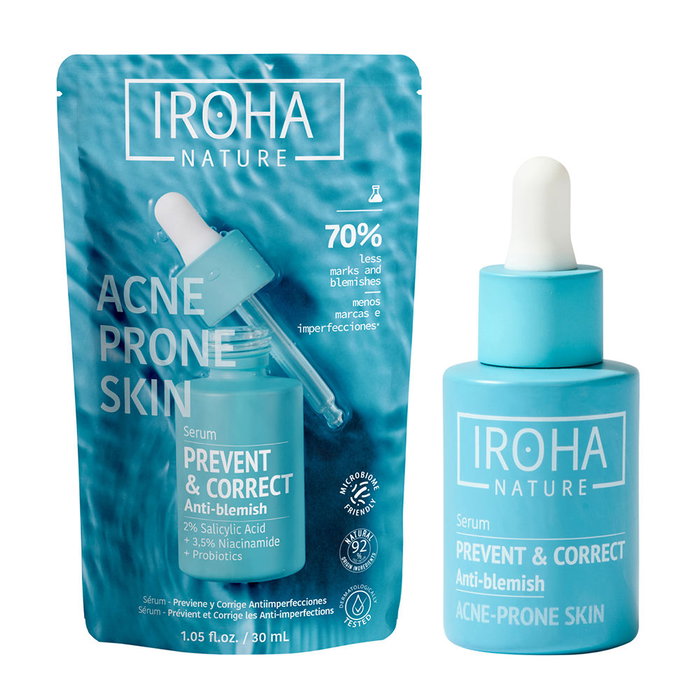 Iroha Sérum Peau à Tendance Acnéique Acide Salicylique Niacinamide 30 ml