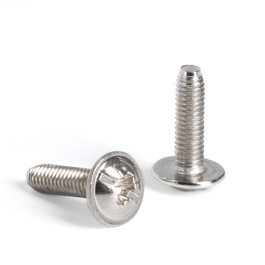 HERRAJES ALK M4-15 Set de 100 Vis de Raccord Nickelé pour Tube Union