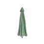 Outdoor Living By Decoris Parasol de jardin vert avec bordure blanche ø270 x 235 cm