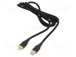 GEMBIRD Câble Cablexpert USB-C vers Apple Lightning 1,5m noir