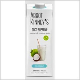 ABBOT KINNEY´S Boisson Végétale Coco Supreme Bio Vegan 1L (Pack de 6)