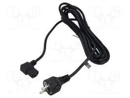POS Câble d'alimentation H05VV-F 3x1mm2 noir 5m