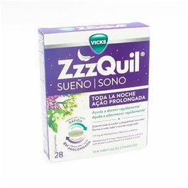 ZZZQUIL SUEÑO TODA LA NOCHE 28 comprimés