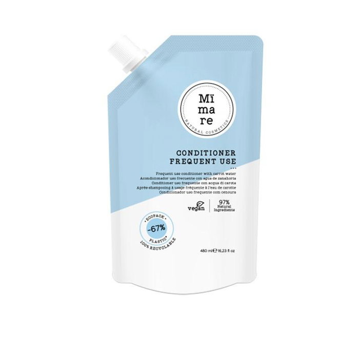 Mimare Conditionneur Usage Fréquent 480 ml avec Eau de Carotte - Pour Tous Types de Cheveux - Hydratation et Brillant Mimare Conditionneur Usage Fréquent 480 ml avec Eau de Carotte - Pour Tous Types de Cheveux - Hydratation et Brillant