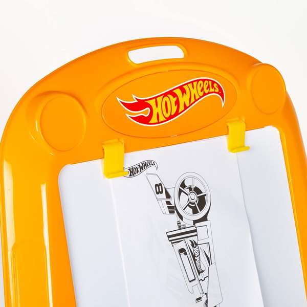 Hot Wheels Tableau avec 13 Accessoires - Jeu Créatif pour Enfants de 3 ans et plus