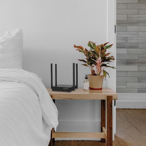 TP-Link Routeur WiFi AC1200 Dual-Band (2.4 GHz + 5 GHz), 4 Antennes Externes, MU-MIMO, 3 Modes (Routeur/Point d'Accès/Extenseur), IPv6, Contrôle Parental, pour 4K Streaming