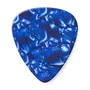 DUNLOP Pack de 72 Médiators Genuine Celluloid Classic Bleu Nacré - Medium