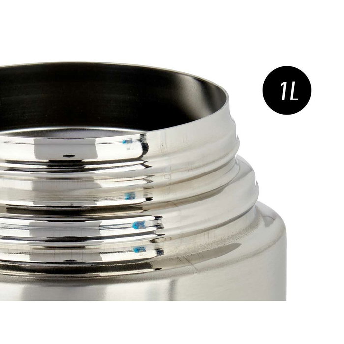 KINVARA Lot de 6 Thermos pour Nourriture 1L Acier