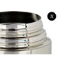 KINVARA Lot de 6 Thermos pour Nourriture 1L Acier