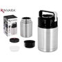 KINVARA Lot de 6 Thermos pour Nourriture 1L Acier