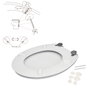 ORYX Tapa WC Blanco Deluxe