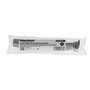 WOLFPACK LINEA PROFESIONAL Tuyau extensible en acier inoxydable ondulé 3/4 de 22,5 à 30 cm
