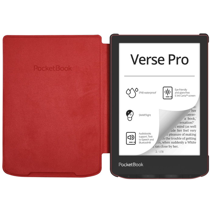 PocketBook Shell - Housse Rouge pour Verse / Verse Pro PocketBook Shell - Housse Rouge pour Verse / Verse Pro
