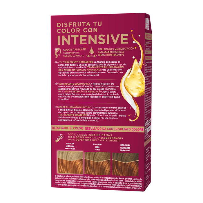 Palette Coloration Permanente Intensive #9.7 Blond Cuivré Crème