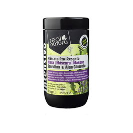 Real Natura Masque sans sel Pro-Resgate Spiruline & Algue Chlorella 1000ml