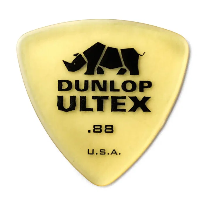DUNLOP Pack de 72 médiators Ultex® Triangle ambre - 0.88 mm DUNLOP Pack de 72 médiators Ultex® Triangle ambre - 0.88 mm