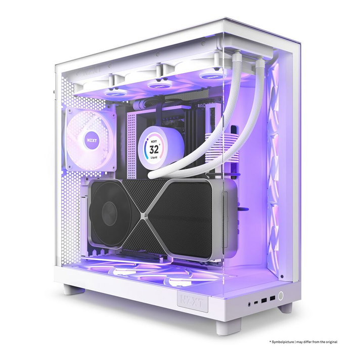 NZXT H6 Flow RGB Blanc